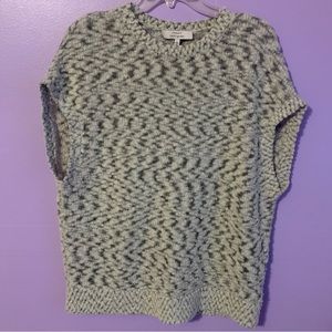 Robert Rodriguez Wool Blend Sleeveless Gray Patterned Sweater